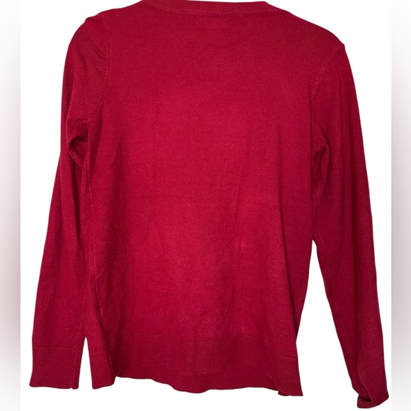 Women’s Red Rhinestones Sweater, Size Small, NWOT - Picture 4 of 5